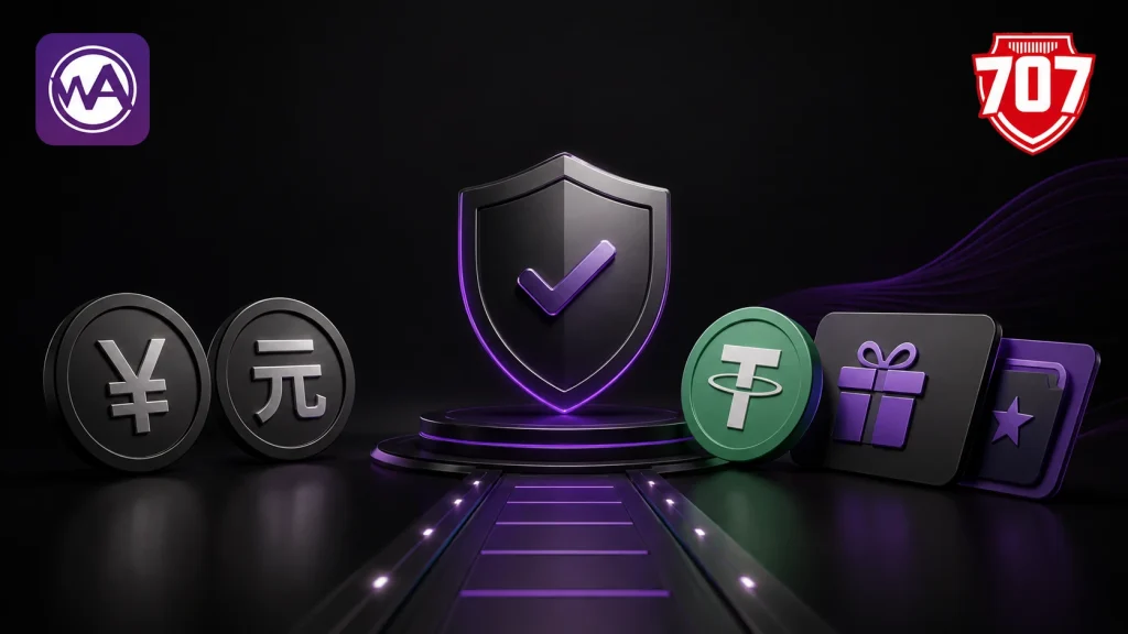 WABET platform guide covering RMB, USDT, promotions and 707 Guarantee